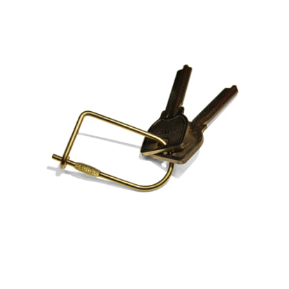 LIXTICK BRASS KEYRING