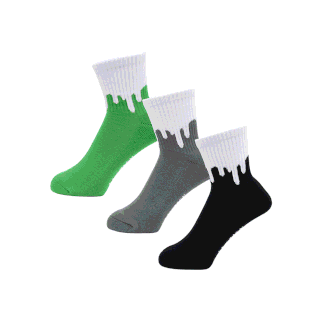 LIXTICK DRIP SOCKS 3PACK (REVERSE)