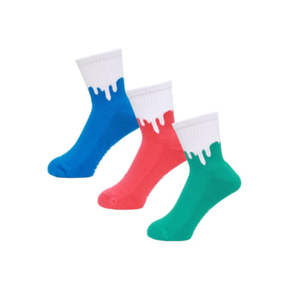 LIXTICK DRIP SOCKS 3PACK (REVERSE)