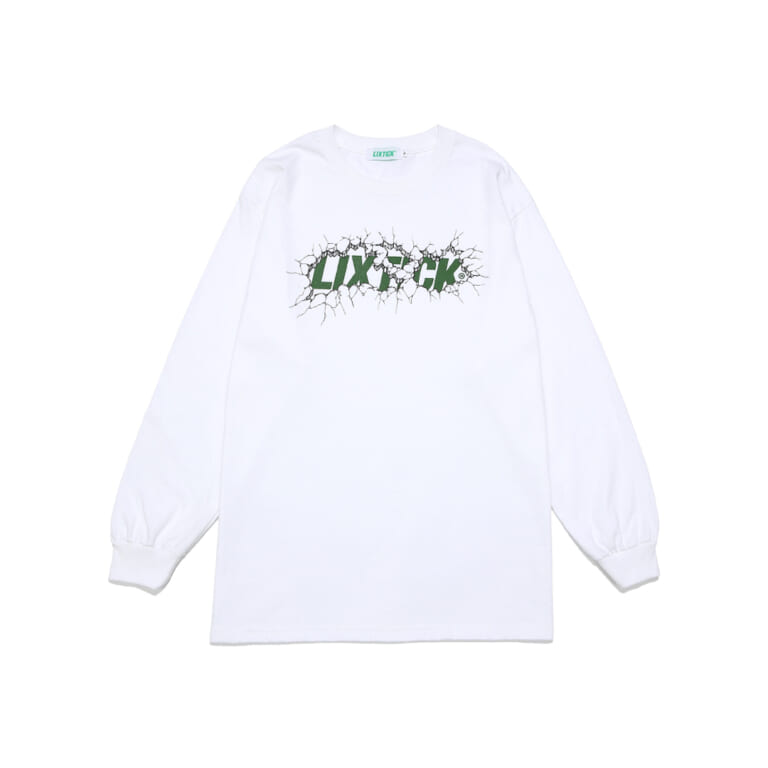 LIXTICK "CRACKWALL LOGO" Long Sleeve Tee