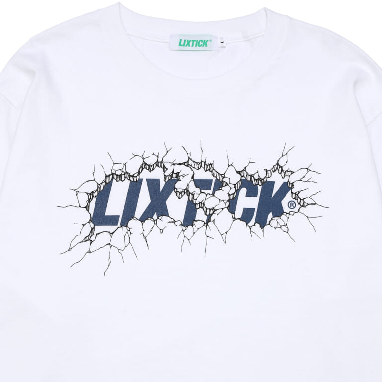 LIXTICK "CRACKWALL LOGO" Long Sleeve Tee