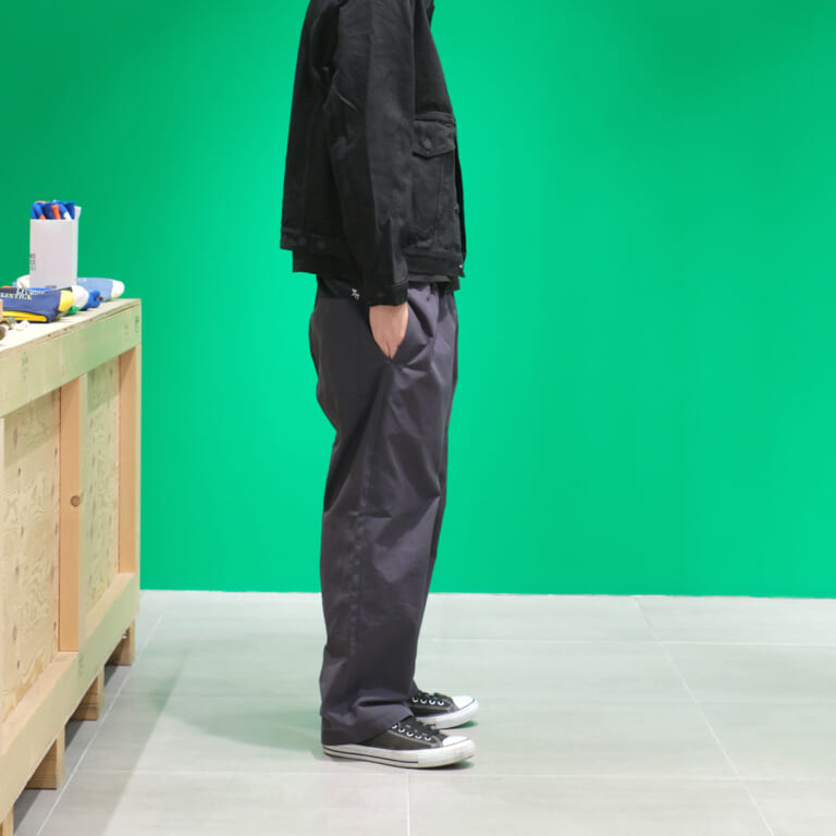 LIXTICK ALLDAY PANTS / CHARCOAL BLUE (One Wash)