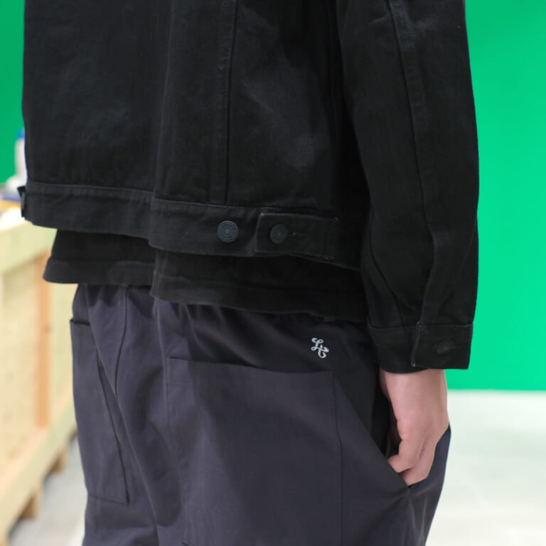 LIXTICK ALLDAY PANTS / CHARCOAL BLUE (One Wash)