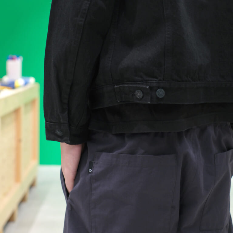 LIXTICK ALLDAY PANTS / CHARCOAL BLUE (One Wash)