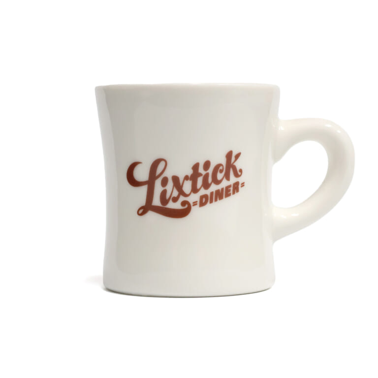 LIXTICK DINER "HEAVY MUG" BROWN + MIX CD