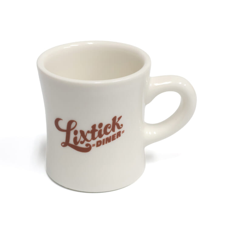 LIXTICK DINER "HEAVY MUG" BROWN + MIX CD