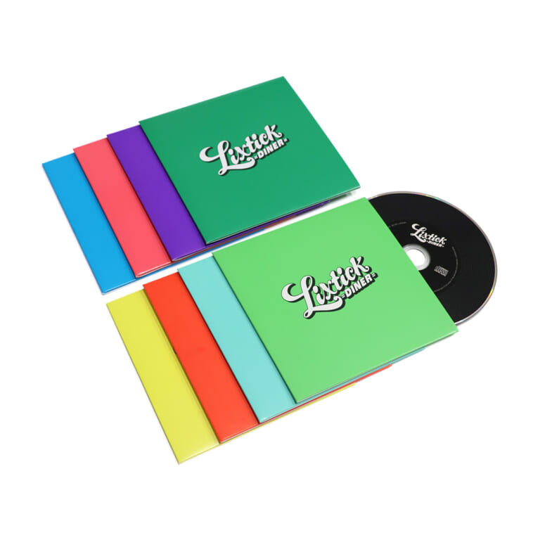 LIXTICK DINER "HEAVY MUG" BROWN + MIX CD