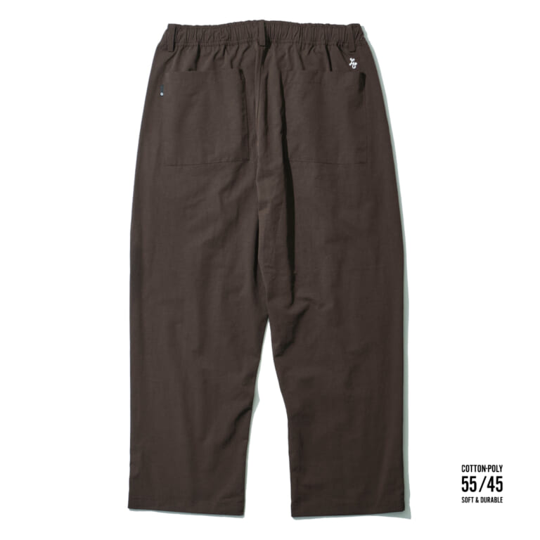 LIXTICK ALLDAY PANTS 55-45 /  BROWN